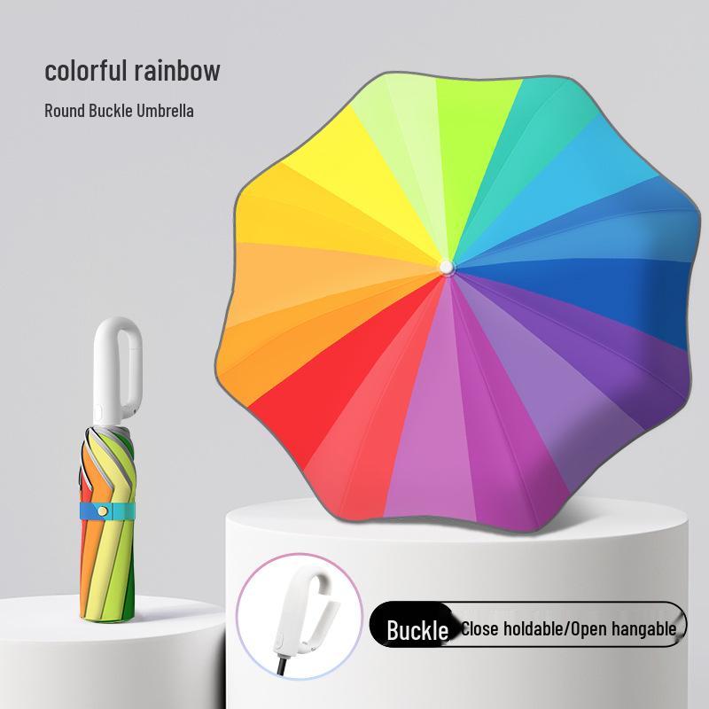 Children's Safe Automatic Umbrella - Anti-Stab, Rounded Corners for School Boys & Girls
