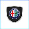 1Pcs 3D Metal Auto Door Shield Emblem Car Body Badge Sticker Styling For Alfa Romeo 147 159 Giulietta Giulia Mito Spider Alpha Nheadrest