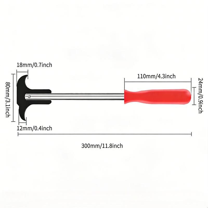 1PC Seal Puller, Dual Hook Tips for Oil and Grease Seals Removal Oil Seal Removal Tool Car Repair Tools