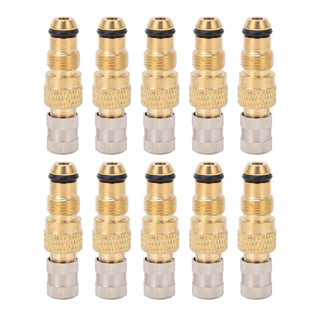10PCS Tractor Air Liquid Valves Tire Brass Valve Stem TR218A CH3 Core Housings Replacement