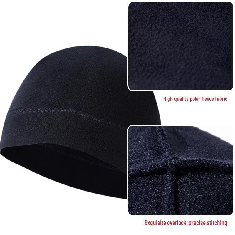 Cross-Border Fleece Hat: Warm, Windproof Liner for Outdoor Sports in Autumn & Winter - Ideal for Mountaineering, Cycling, and Skiing