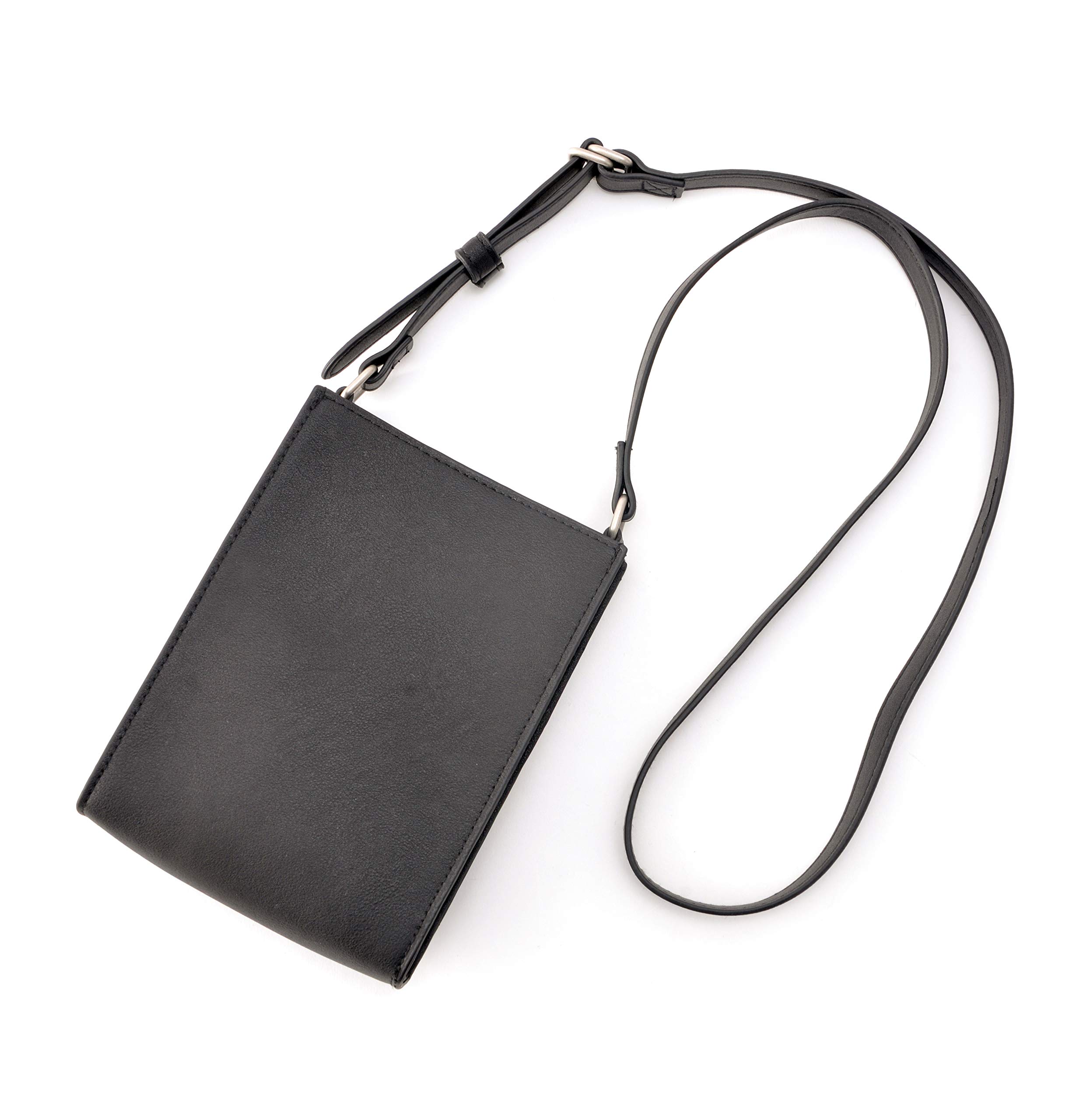 

Компактна сумка через плече з синтетичної шкіри [Rename] -чорна чорний