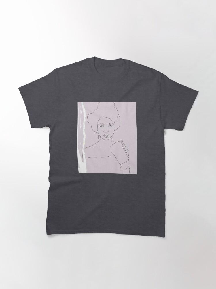 Selena Gomez Coffee Drawing Classic T-Shirt