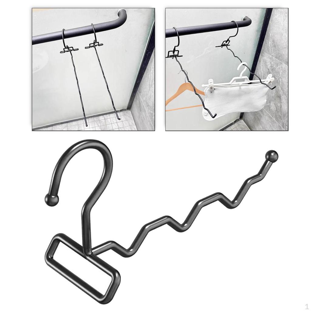 Compact Folding Clothes Hanger for Easy Use in Bedroom