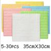 5-30pcs 35cm*30cm Foam Brick Self-adhesive Wallpaper 3D Wall Stickers For Bedroom Livingroom Waterproof TV Background Home Decor