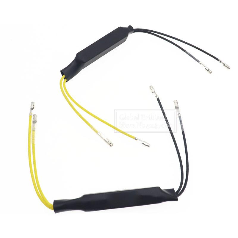 2x/4x Turn Signal Light Resistance Decoder Motorcycle Indicator 21W 26 Ohm LED Light Load Resistor Flasher Flash Blinker Adapter