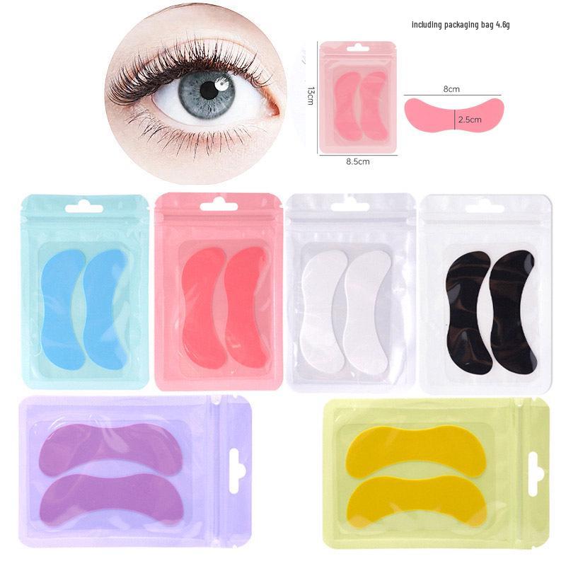 Silicone Curling Eyelash Pad & Reusable Under Eye Patch for Extensions