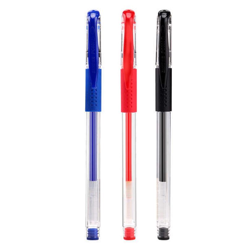 0.5mm Black Student Ballpoint Pen: Quick-Drying Exam & Office Pen