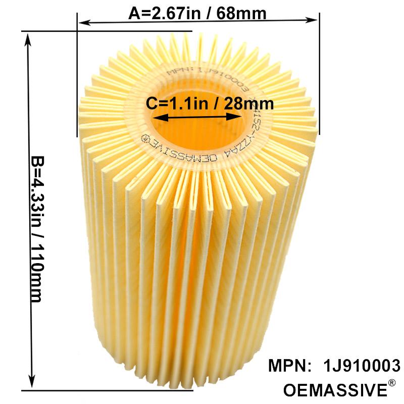 10x filtry oleju dla Toyota Tundra Sequoia GS F IS F 2018 2017 2016 2015 2014 2013 2012 2011 2010 filtr silnika