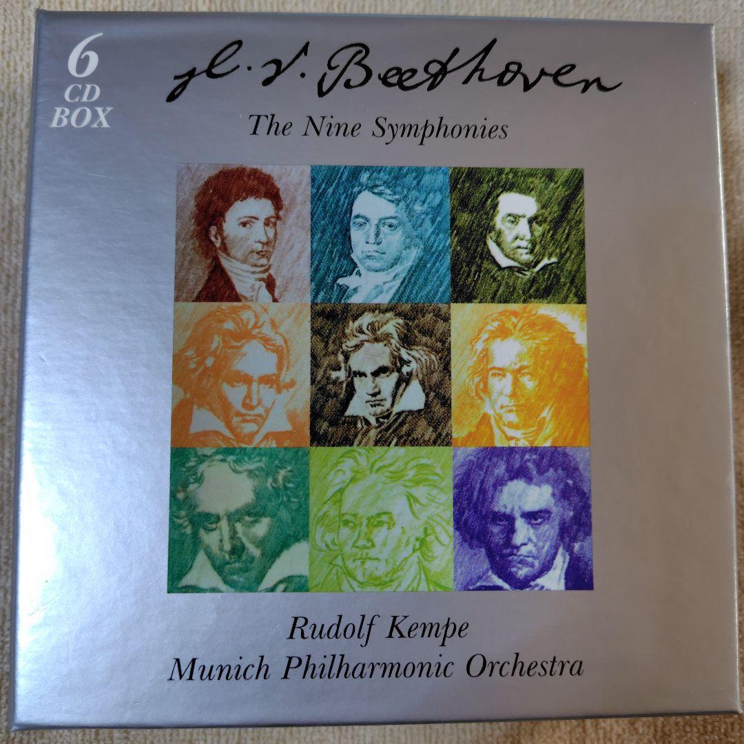 

[USED] Complete Beethoven Symphonies Rudolf Kempe Munich Philharmonic 6CD