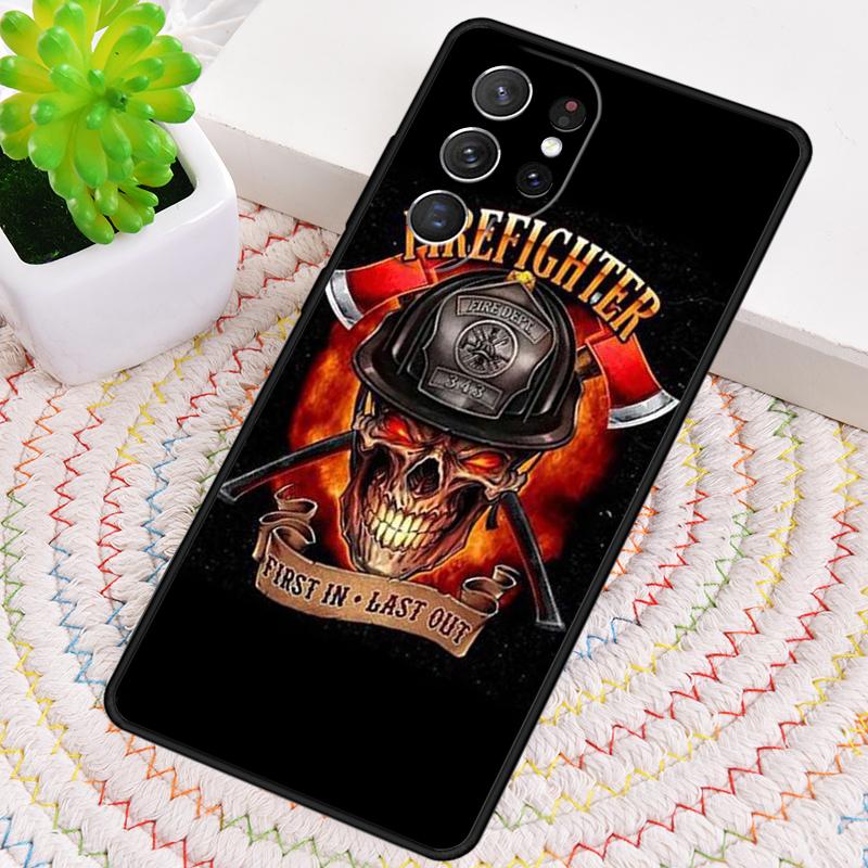 Rescue Fire Dept TPU Phone Case For Samsung Galaxy Note 10 Pro S26 S25 S24 S23 S22 Ultra Plus S21 FE S20 Shockproof Cover