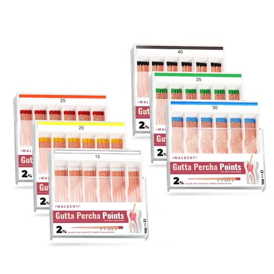 

Waldent Гуттаперчевые штифты 2% (Отмеченная длина)