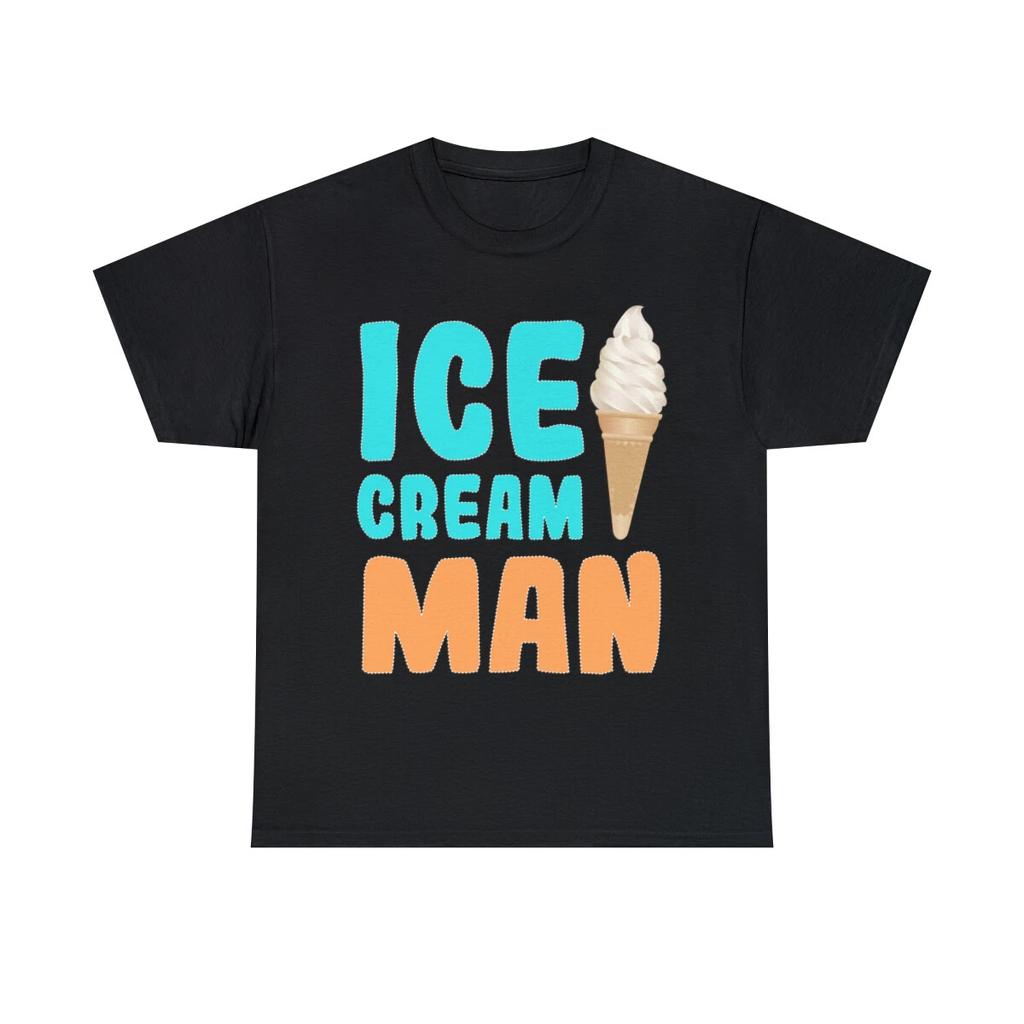 T-shirt Graphique Manches Courtes Ice Cream Man, Tailles S-5XL