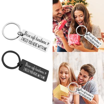 Přítel Přítelkyně Pár Keychain Drive Safe Keychain I Need You Here With Me Dárek k Valentýnu
