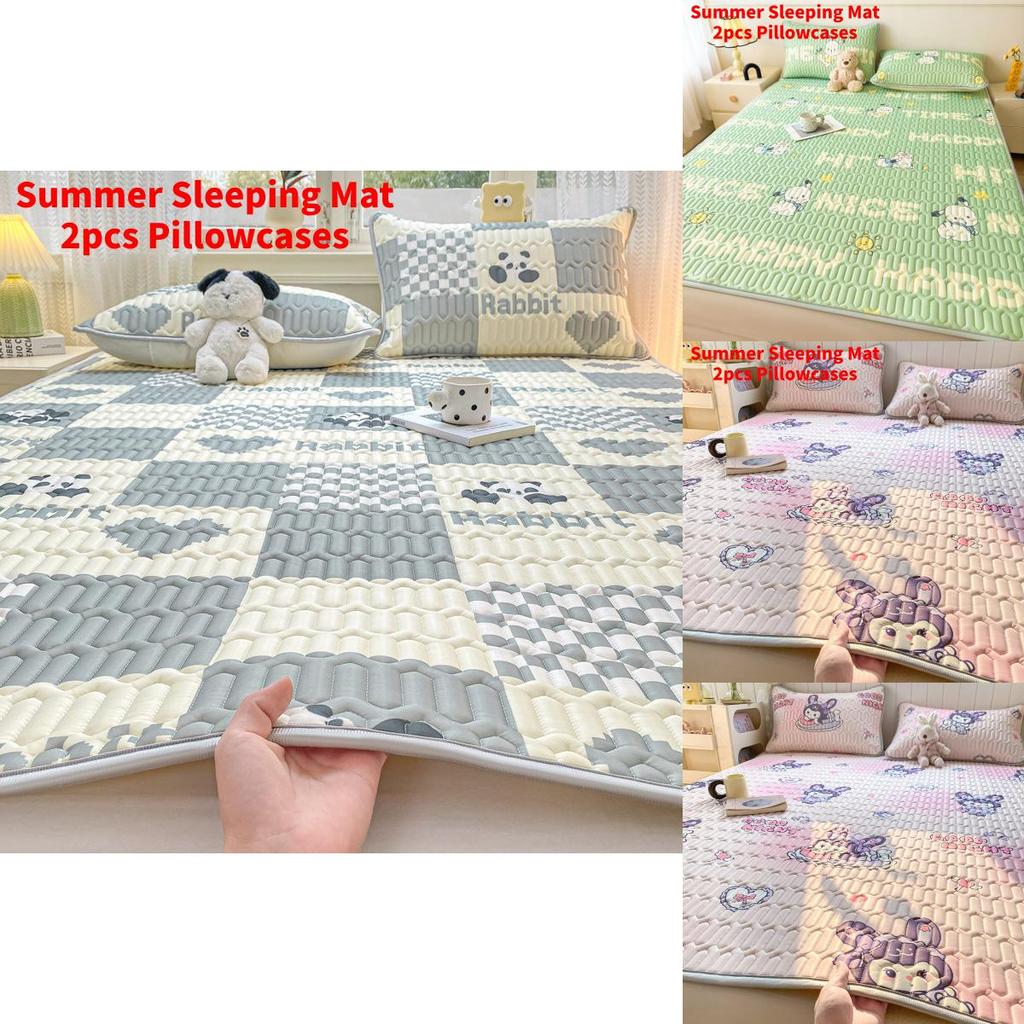 Kühlmatten-Set aus synthetischem Latex mit waschbarem Eisseidenstoff für sommerlichen Bettkomfort