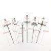 6 Pieces Knight Sword Charms Miniature Long Metal Antique Pendants for Dollhouse Decoration