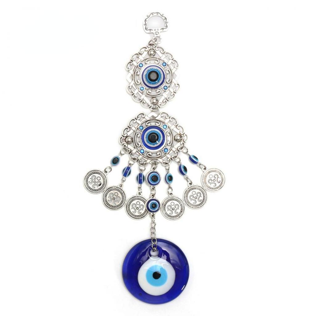 Fashion Turkish Blue Evil Eye Bedroom Ornament Amulet Wall Hanging Lucky Gift MIT