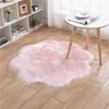 Plush Irregular Plum Blossom Wool Carpet for Bedroom & Living Room