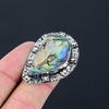 Halloween Deal Abalone Shell Gemstone Mother Boho Ring Jewelry 925 Silver US 8