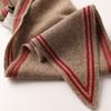 Korean Style Cashmere Triangle Scarf - Spring & Autumn Knitted Neck Gaiter, Winter Warmth