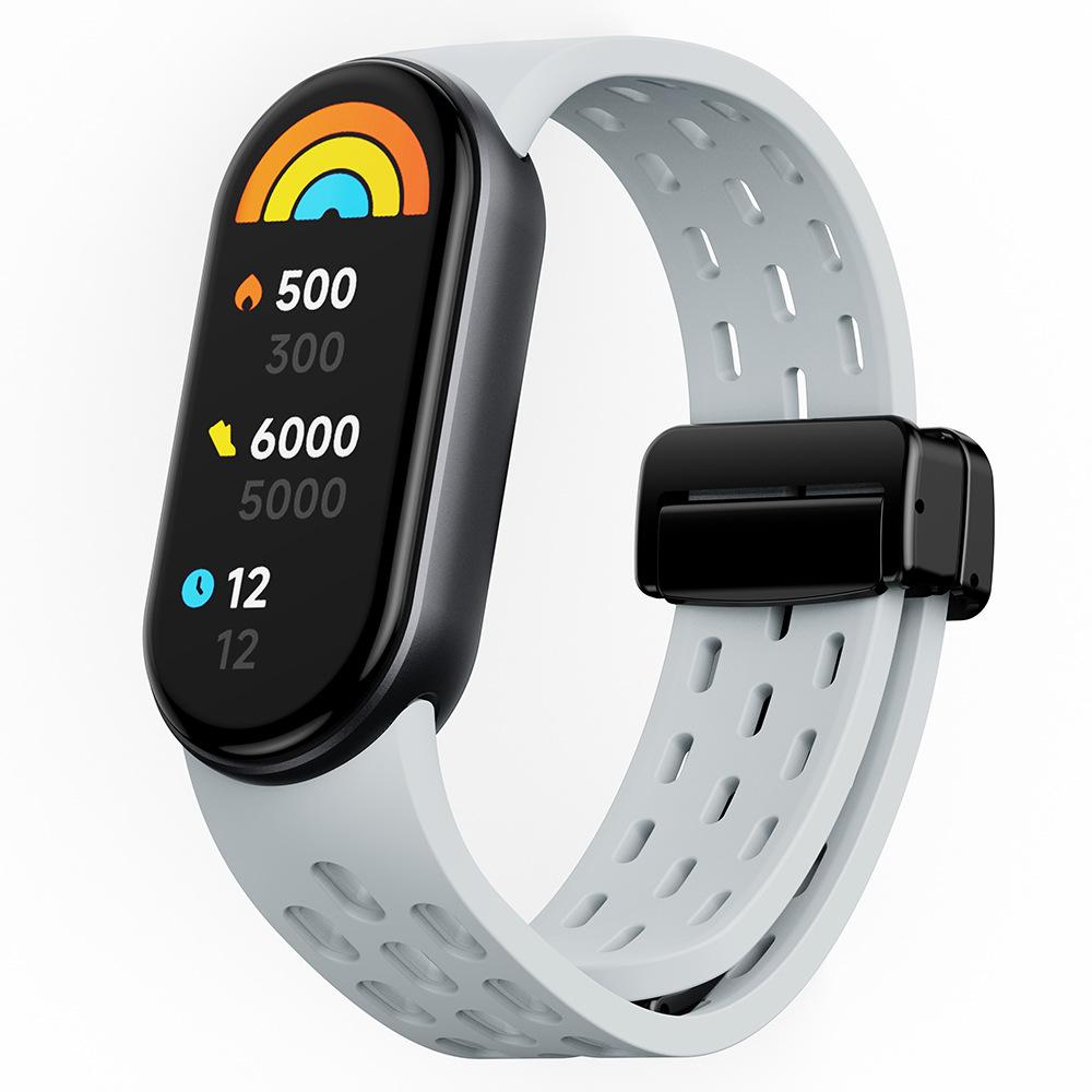 NEW Strap for Xiaomi Mi Band 9 Smart Watch Sport Silicone Bracelet for Mi Band 8 Replacement Wristband Miband 9/8 NFC Accessory