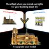 Kyglaring LED Lighting Kit, Compatible with lego Architecture Notre Dame de Paris Model,21061 light Set (lego Sets Not Included) Light Up Your lego!,