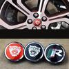 new 4Pcs Car Emblem Wheel Center Hub Cap Accessories Jaguar X S F XF XE XJ XK XEL XFL XJL XJ6 XJS XKR XFR F-Type F-Pace E-Pace