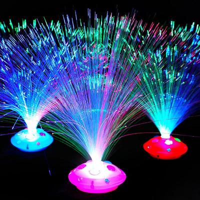 Holiday Party Home Decoration LED Colorful Fiber Optic Lantern Decoration Lamp for Living Room
