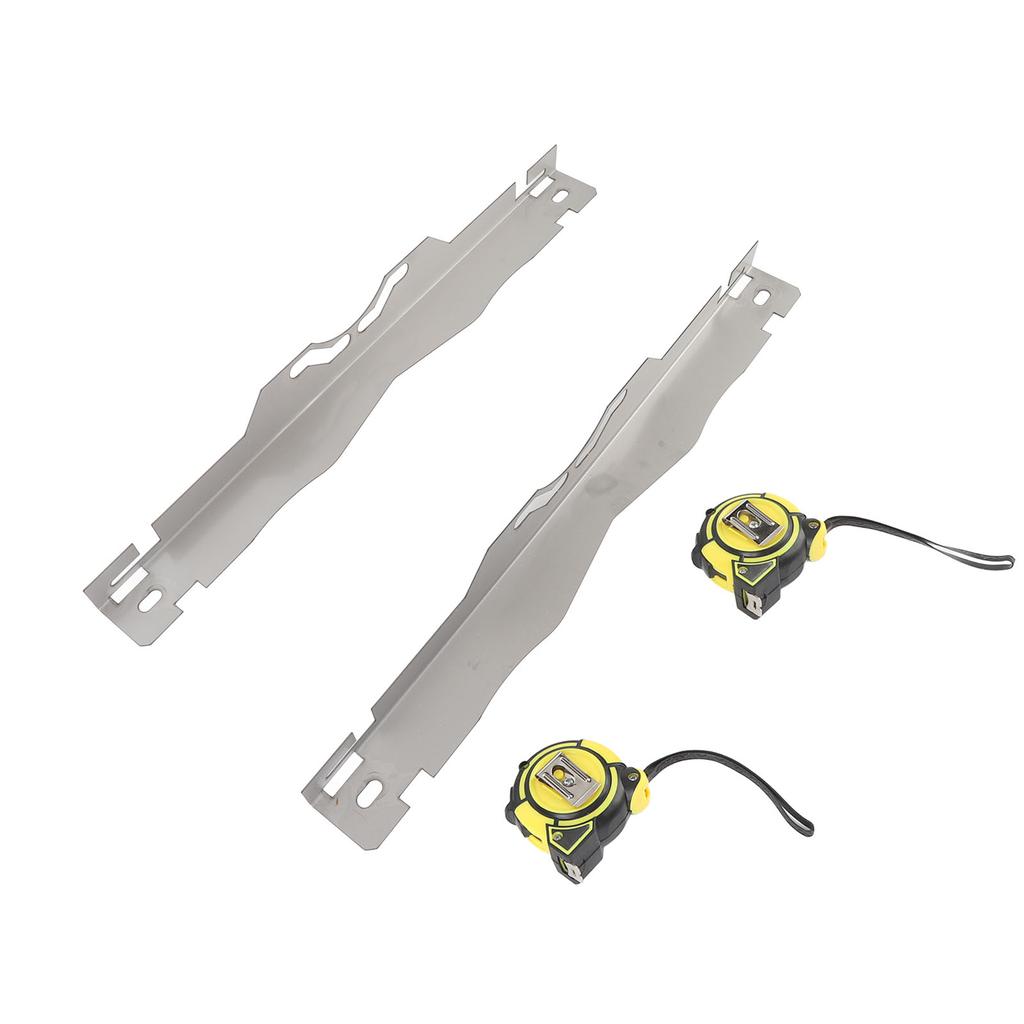 Edelstahl Spurplatten mit 2 Stück 3 Meter Maßband Spurwerkzeug für alle Autos Limousinen SUVs