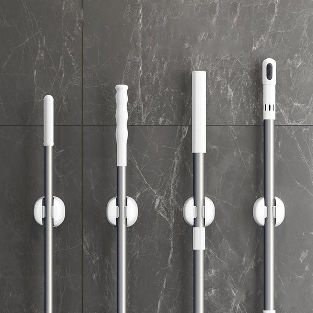 Wandhalterung Mopphalter Vielseitiger, hochbelastbarer, stark haftender Besen-Organizer-Clip für das Badezimmer