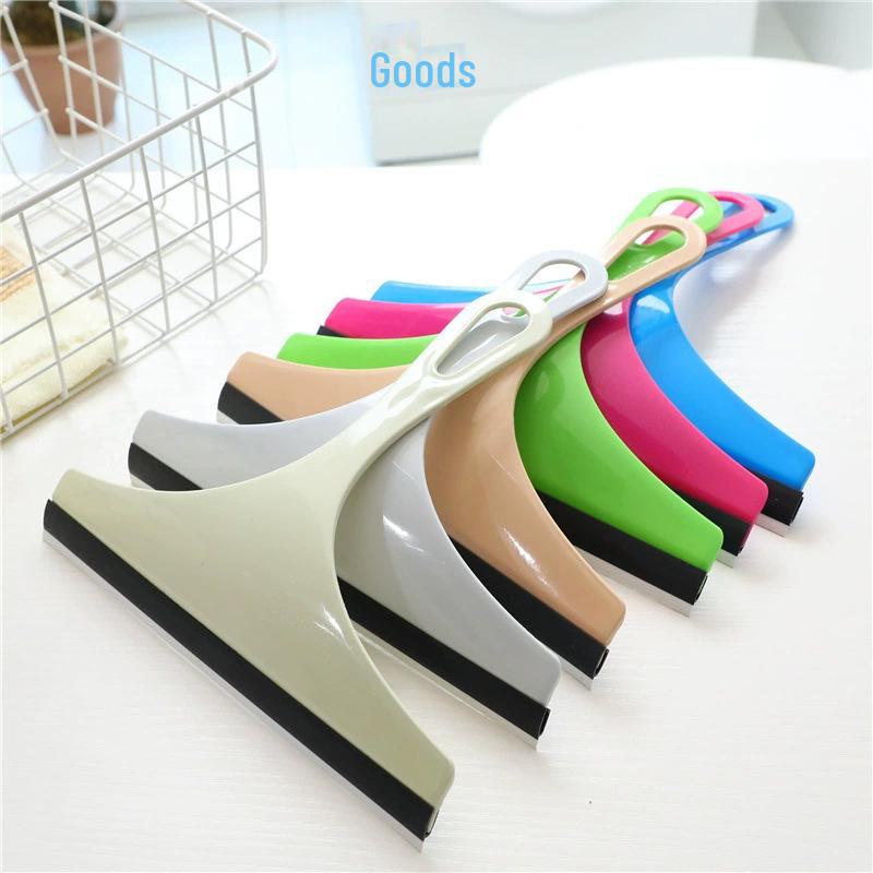 Silicone Glass & Mirror Cleaner: Household Countertop, Bathroom & Window Scraper Tool