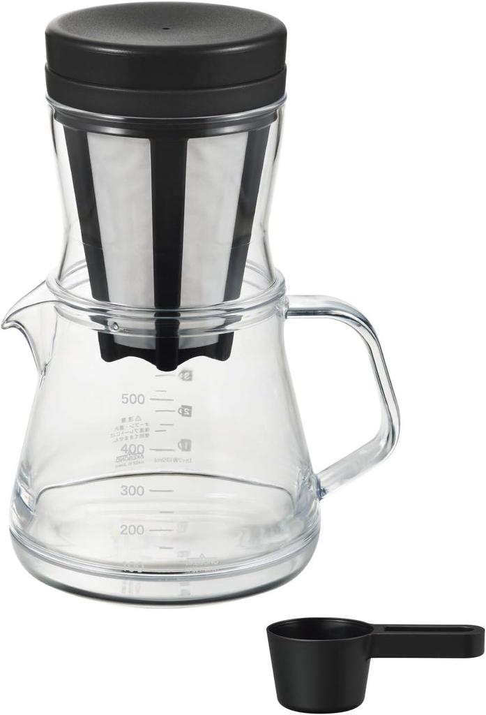 Akebono Sangyo Coffee Server Strom 500 2WAY Dripper Set Black Drip CoffeeCold Brew Coffee TW-3759