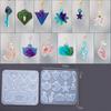Flower Moon for Key Star for Butterfly Resin Earring Molds Silicone Earring Molds for Epoxy Casing Resin Molds Girl Jewe