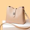 One shoulder messenger bag women's 2026 new fashion simple bucket bag casual versatile multi-layer portable mother bag