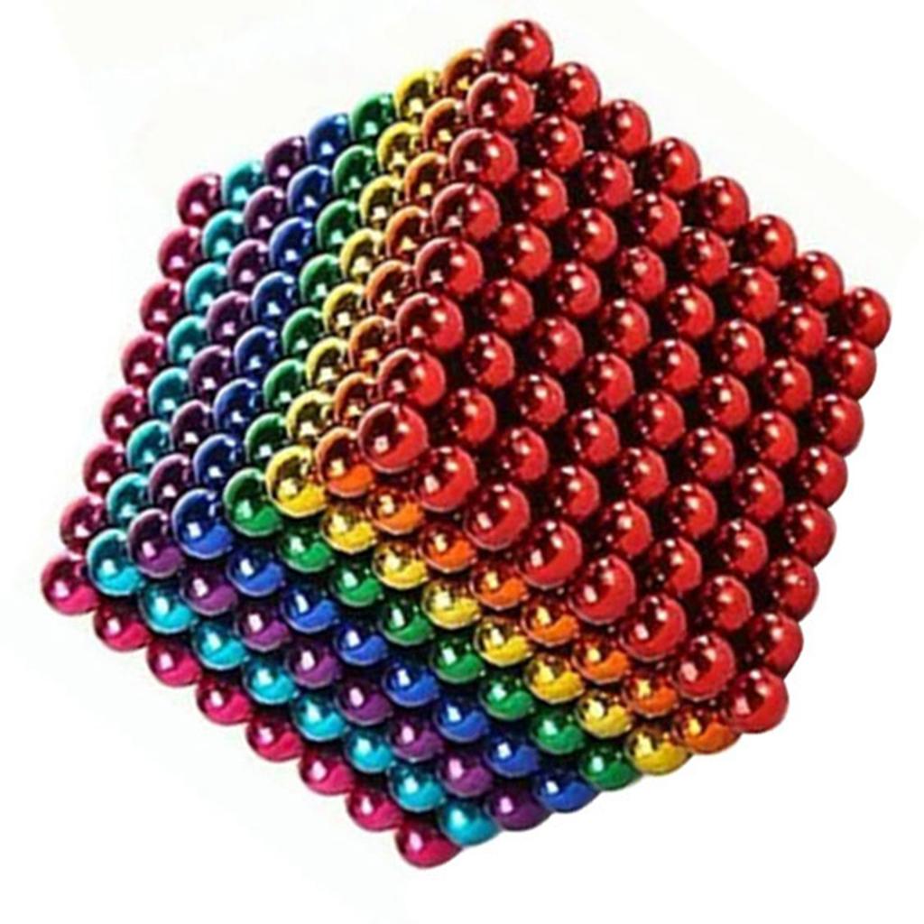 216pcs 5mm Magnet Ball Fidget Toy 8 Colors Stress Relief DIY Magnetic Beads Educational Toy