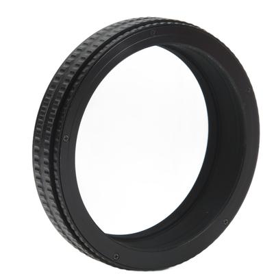 Odaklama Helikoid Adaptörü 17‑31mm M77 ila M77 Alüminyum Alaşımlı Odaklama Helikoid Tüpü Siyah Lens