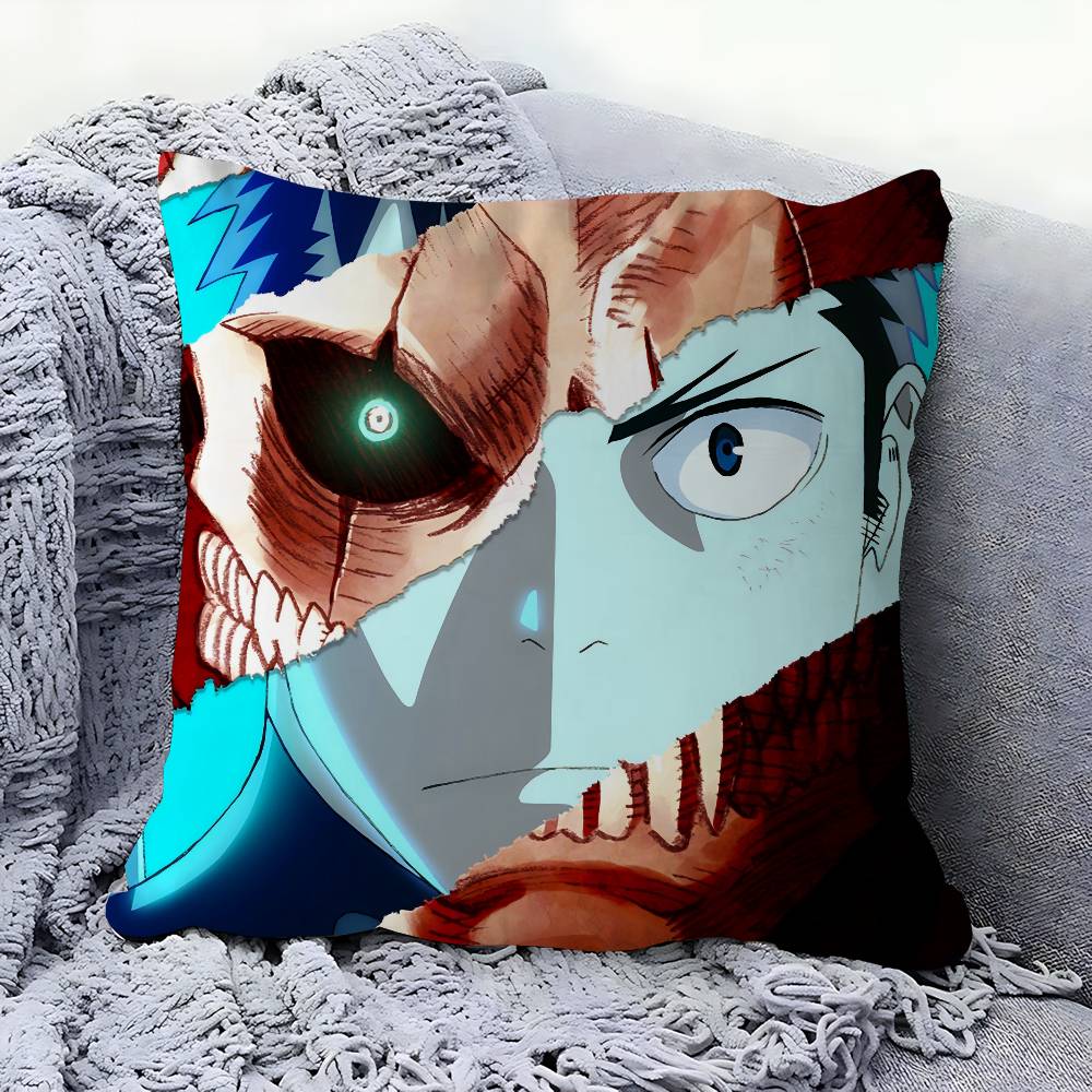 Аниме Кайдзю №8 Подушка Подарок Украшение для дома и офиса Спальня Диван Автомобиль Наволочка Чехол 45x45 12x12Inch