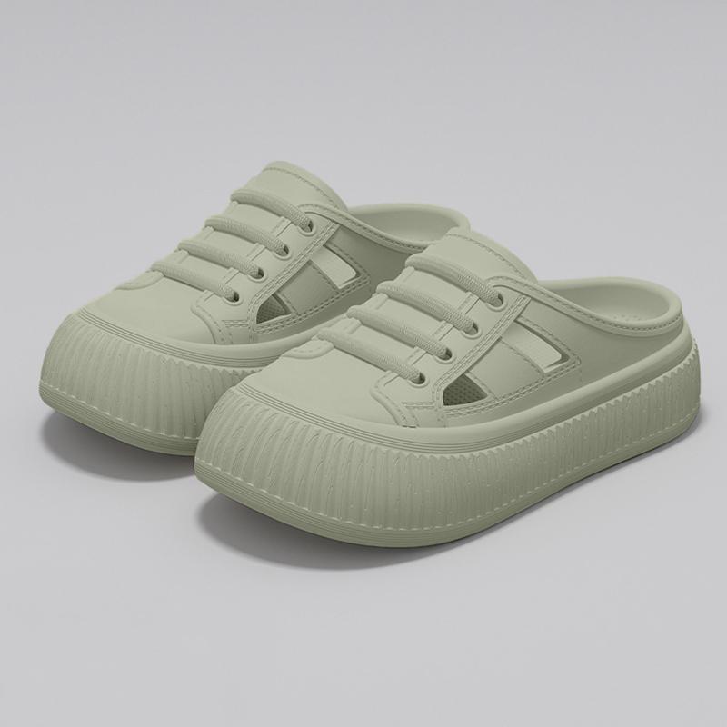 Eyriphy Summer Women s Cave Shoes Comfortable Soft Sandals Breathable Non-slip Sandals EVA Thick-soled Sandals Women 36-37