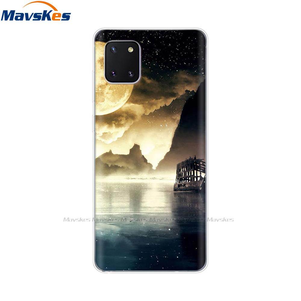 TPU Case for Samsung Galaxy Note 10 Lite Cases Silicon Cute Cat Phone Coque for Samsung Note10 Lite Plus SM-N770F/DS Cover Mask