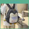 Penguin Plush Kids Backpack With Bring A Little Penguin Pendant Children For