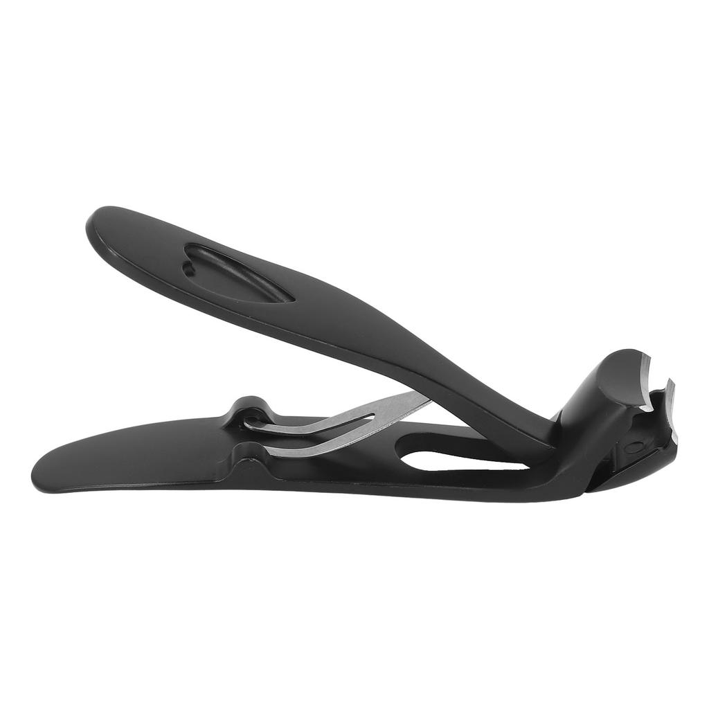 Angled Head Nail Clipper Wide Jaw Opening Fingernail Clipper Ergonomic Toenail Trimmer With Nail File for Seniors Thick Nails Large