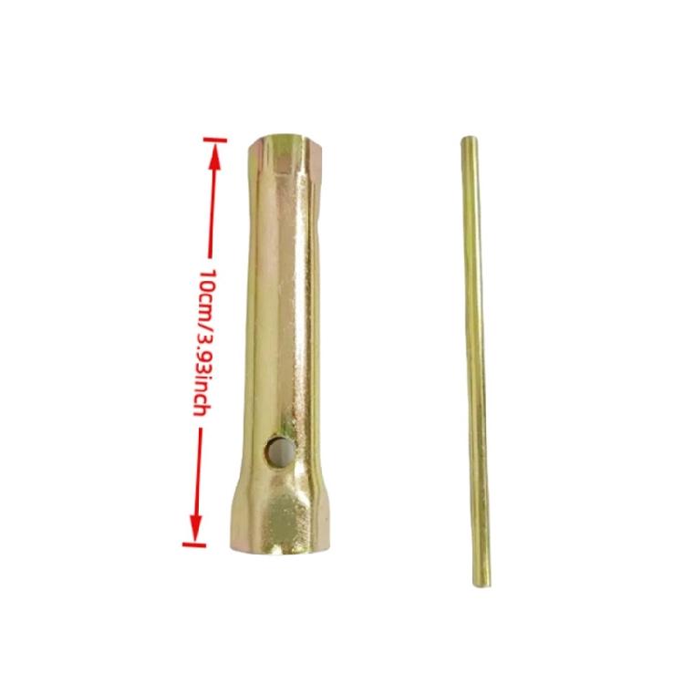 Double Head Spark Plugs Wrench Spanner 14mm 18mm Heavy Duty Alloy Steel Nonslip Handle Automotive Motorcycle Maintenance