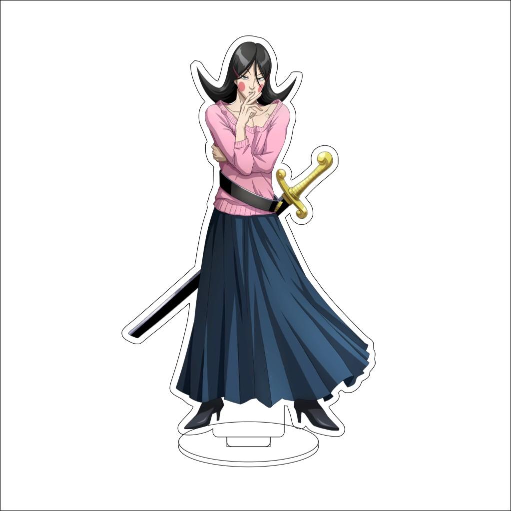 16CM Anime ONE PUNCH MAN Cosplay Acrylic Stand Ornaments Saitama/Tatsumaki/Metal Knight Figure Stand Halloween Gifts