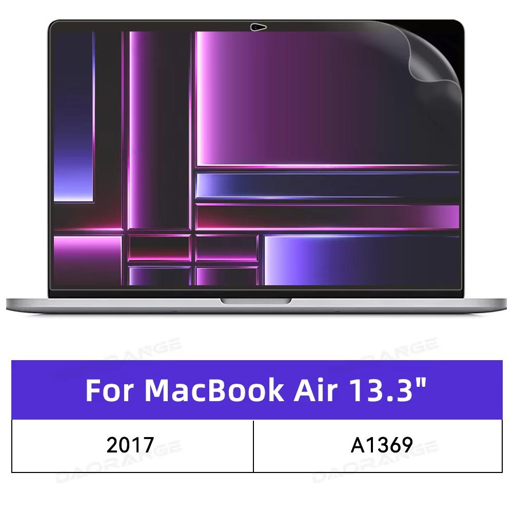 Screen Protector for MacBook HD Soft Film for Air 13 inch M1 M2 Pro 11 13 14 15 16 inch Touch Bar Max Cover Guard Accessories 4