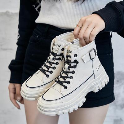 Fashion Sneakers Women Genuine Leather Shoes Thick Sole 3.5cm Soft Comfort Cow Leather Brand Ladies White Shoes for Daily Wear