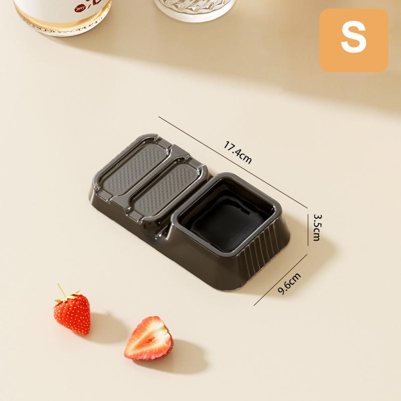 

Приправа Блюдо Пластик Горшок Соусница Соус Отдельная Сетка Тарелка Специи Соевый Уксус Блюда Закуски Тарелки Кухонная Посуда S чёрный