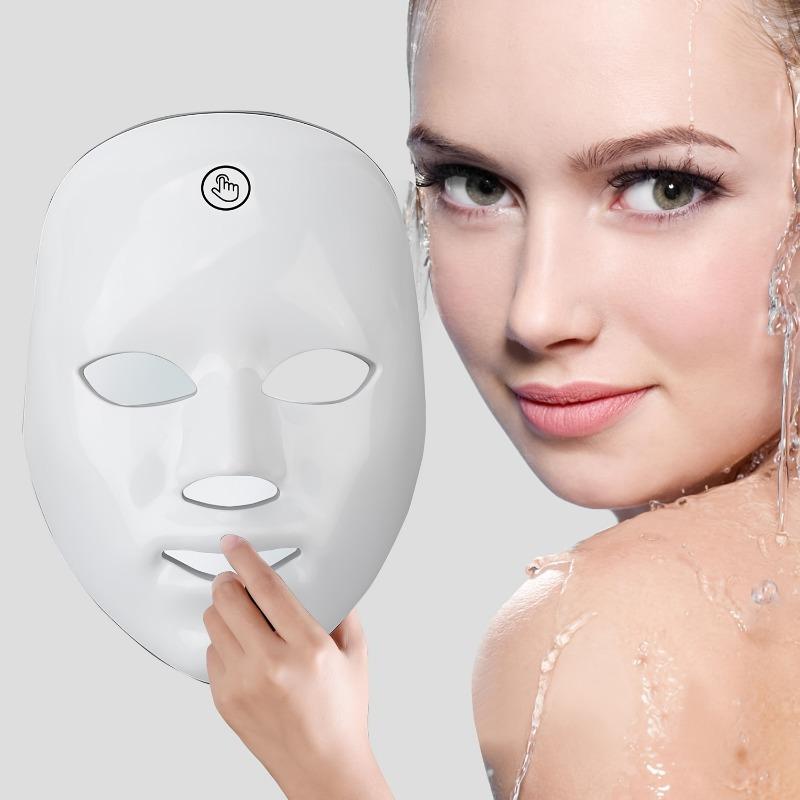 1PC Large Row Light Silicone Photon Skin Rejuvenation Beauty Mask Household Infrared LED Anti-wrinkle and Acne Mask Instrument