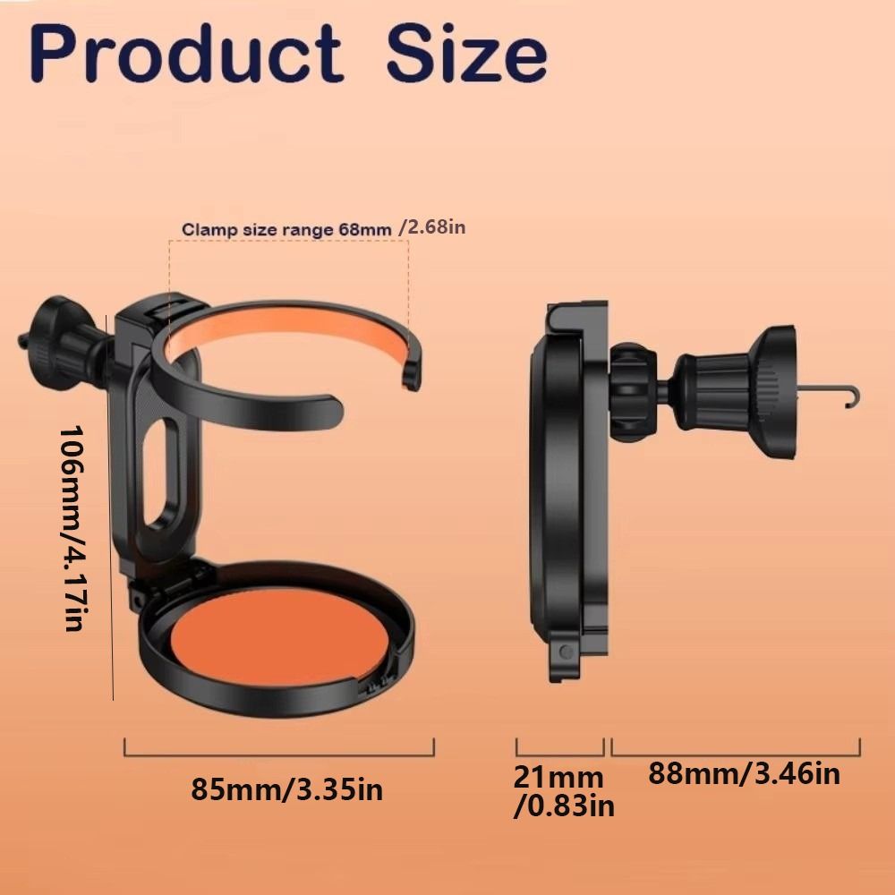 Foldable Car Beverage Holder Durable Air Outlet Vent Drink Bracket Car Cup Holder Coffee Cup