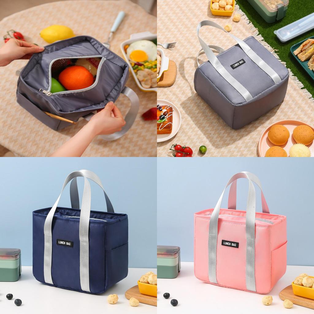 Large Waterproof Lunch Box Carrier With Thermal Insulation For Students And Office Workers