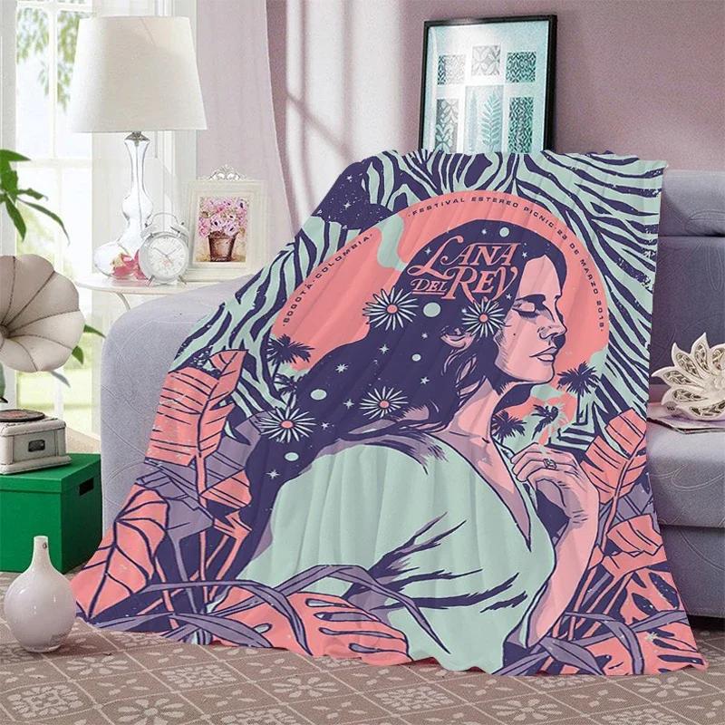 Digital Print Bed Blanket Sofa Winter Warm A-Lana Del A-Reys Fleece Camping Nap Fluffy Soft Blanket Microfiber Bedding King Size